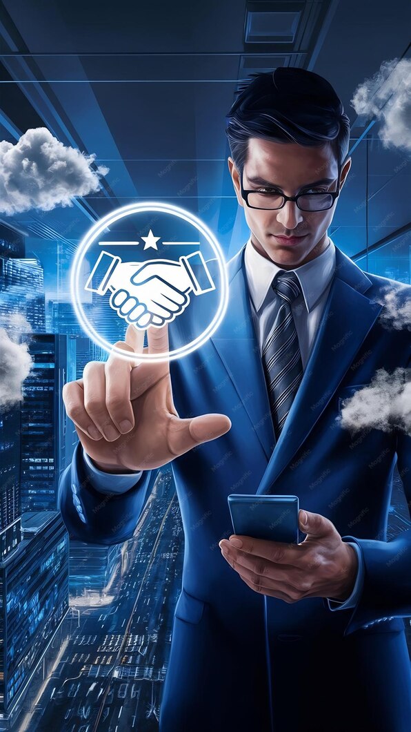 businessman-touching-button-representing-outsourcing-subcontracting-crowdsourcing-solution_1313853-63928