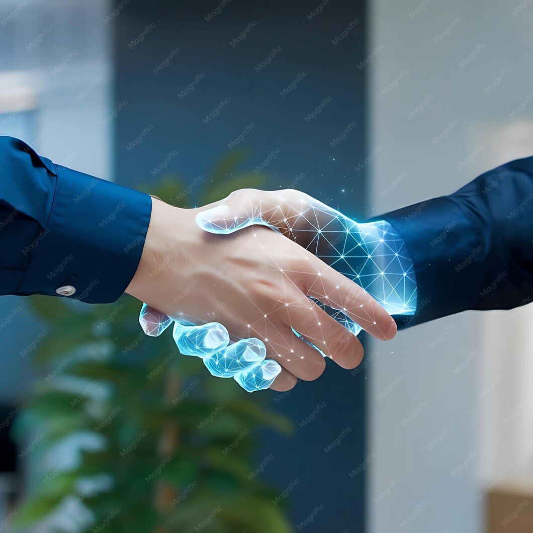new-illustration-human-shaking-hand-with-digital-partner-machine-concept-ai-technology_1222920-6433
